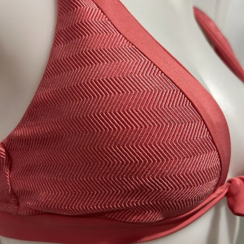 Becca canyon mesa tie front bikini top size small - Picture 3 of 5